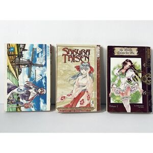 Lot Of 3 Mixed Manga Books‎